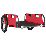 Bike Trailer Red Oxford Fabric and Iron 94167