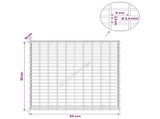 Gabion with 3.5 mm Wire and 5x2.5 cm Mesh 50x10x50 cm 3461539