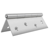 Hinge 48 pcs 100 x 70 x 8 mm Silver Steel 42041402