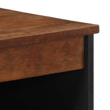 Sideboard with Shelf Brown 60 x 33 x 75 cm Solid Mango Wood 4018761