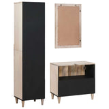 Bathroom Furniture Set with Drawer 3 pcs White Engineered Wood 3310073