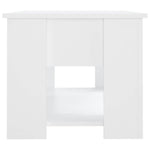 Coffee Table White 79x49x41 cm Engineered Wood 809710