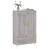 Highboard Grey Sonoma 69.5x31x115 cm Engineered Wood 830314