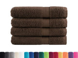 Premium Hand Towels "SOLUND" 4 pcs Brown 50x100 cm 600 gsm 137234