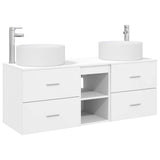 Bathroom Furniture Set 3 pcs White 49.5 x 44.5 x 65.5 cm 3405947