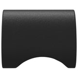 Cabinet Knobs 968 pcs Black Iron 864745