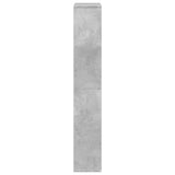 Bookcase Concrete Grey 60x20x120,5 cm Engineered Wood 858150