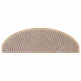 Stair Mats Self-adhesive Sisal-Look 30 pcs 65x21x4 cm Light Beige 3365880