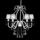 Chandelier with 2300 Crystals White 60338