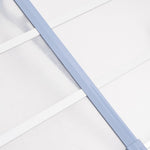 ZNTS Door Canopy Grey and Transparent 297.5x90 cm Polycarbonate 153694