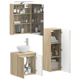 Bathroom Furniture Set 4 pcs Sonoma Oak 3407409