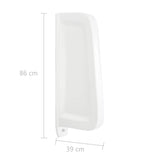 Wall-mounted Urinal Privacy Screen Ceramic White 143852