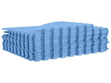 Pool Ground Mat 25 pcs 292 cm Round EVA Foam Blue 42042638