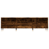 TV Cabinet Smoked Oak 150x30x44.5 cm Engineered Wood 831265