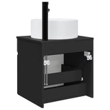 Wall-mounted Sink Vanity Black 49 x 44.5 x 65.5 cm 890623