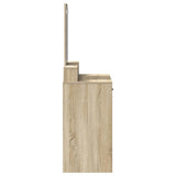 Dressing Table Sonoma Oak 79 x 41 x 140 cm Engineered Wood 865138
