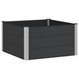 Garden Raised Bed Black 100 x 100 x 54 cm 42038978