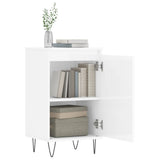 Sideboards 2 pcs High Gloss White 40x35x70 cm Engineered Wood 831057