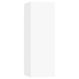 TV Cabinets 2 pcs White 30.5x30x90 cm Engineered Wood 803345