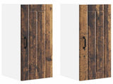 Wall Cabinet LUCCA 2 pcs Old Wood 30 x 31 x 80 cm 885022