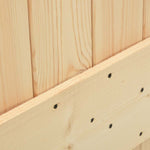 Sliding Door with Hardware Set 70x210 cm Solid Wood Pine 3332754