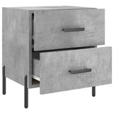 Bedside Cabinets 2 pcs Concrete Grey 40x35x47.5 cm Engineered Wood 827333