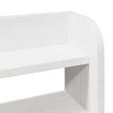 Bed Frame with Headboard White 160x200 cm Solid Wood Pine 3307078