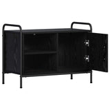 TV Cabinet 67.5 x 33 x 50 cm Black Oak 8013698