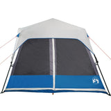 Family Tent with LED 9-Person Light Blue Quick Release 94310