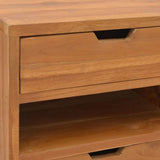 Storage Cabinet 40x30x76 cm Solid Teak Wood 326129