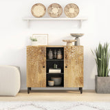 Side Cabinet 90x33x75 cm Solid Wood Mango 356919