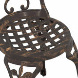 Garden Bistro Set 3 pcs Bronze Aluminium 42002382