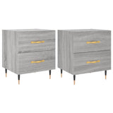 Bedside Cabinets 2 pcs Grey Sonoma 40x35x47.5 cm Engineered Wood 827273