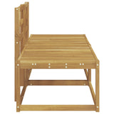 Outdoor End Sofa 2 Piece White 182.5 x 63 x 73 cm 901482
