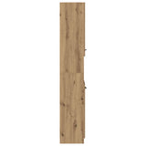 Bathroom Cabinet Artisan Oak 32x34x188.5 cm Engineered Wood 856944