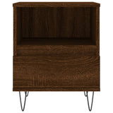 Bedside Cabinets 2 pcs Brown Oak 40x35x50 cm Engineered Wood 830635