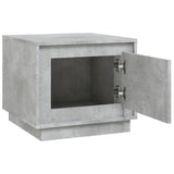 Coffee Table Concrete Grey 51x50x44 cm Engineered Wood 819872