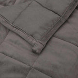 Weighted Blanket Grey 220x240 cm King 11 kg Fabric 3154844