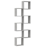 Wall Cube Shelves 6 pcs Grey Sonoma 30x15x30 cm 815884