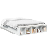 Bed Frame without Mattress White 150x200 cm King Size 3280559