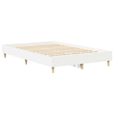 Bed Frame White 137 x 190 cm Engineered Wood 901003
