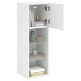 TV Cabinets with LED Lights 2 pcs White 30.5x30x90 cm 837002