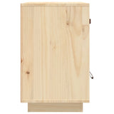 Bedside Cabinet 40x34x55 cm Solid Wood Pine 818305