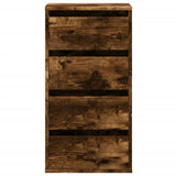 Corner Chest of Drawers Old Wood 40x41x76 cm Engineered Wood 852868