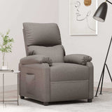 Recliner Chair Taupe Fabric 342458