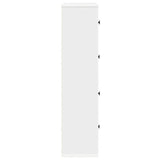 Bookcase White 60x24x101.5 cm Engineered Wood 860391