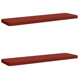 2-Piece Bench Cushions VUGHT 2 pcs 100% Polyester Red 951417