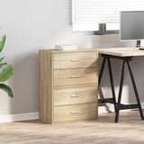 Cabinets with 2 Drawers 2 pcs Sonoma Oak 60x31x40 cm Engineered Wood 858826