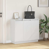LED Sideboard White 90 x 32 x 75 cm Engineered Wood 869674