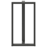 ZNTS Bar Table Legs T-Shaped 2 pcs Anthracite 60x35x cm Steel 4013106